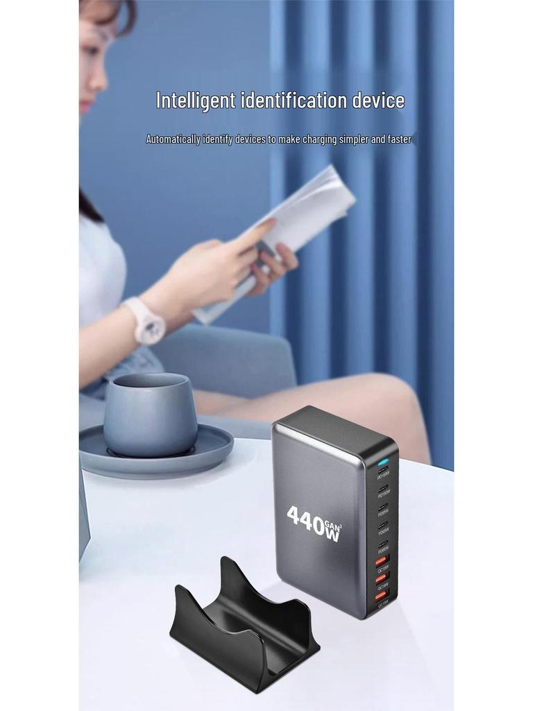 440W GaN PD Multi-Port Schnellladegerät für Huawei & Apple Laptops