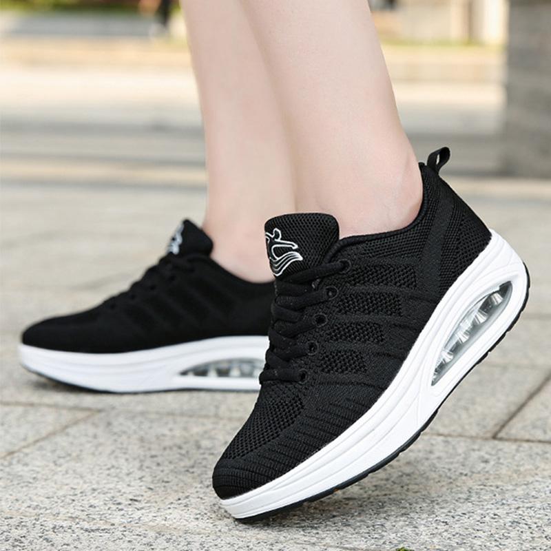 

Легкие амортизирующие кроссовки для фитнеса для женщин и девочек, современные кроссовки для джазовых танцев, дышащая сетчатая обувь для танцев 39 чёрный