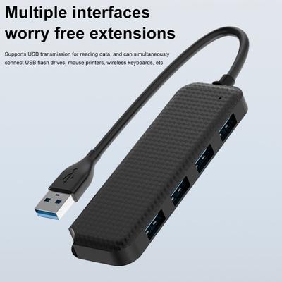 USB 3.0 Hub 4 v 1 Multifunkční dokovací stanice Plug and Play Vysokorychlostní přenos dat Multi Splitter Adaptér 4portový replikátor Příslušenství pro notebooky