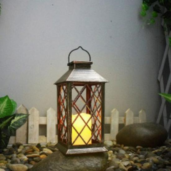 Retro Style Outdoor Candle Lantern