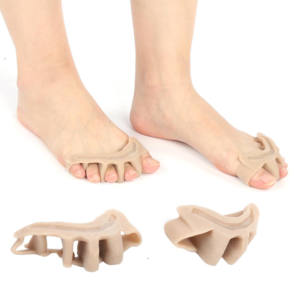 2pcs Hallux Valgus Bunion Corrector Unisex Silicone Toe Separator Foot Care Correction