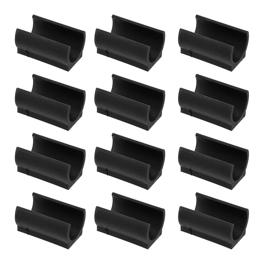 25Pcs Anti-Slip Pads U-Shaped Chair Foot Protectors Plastic Table Leg Covers for Furniture Trampoline Noise Reducing Mats
