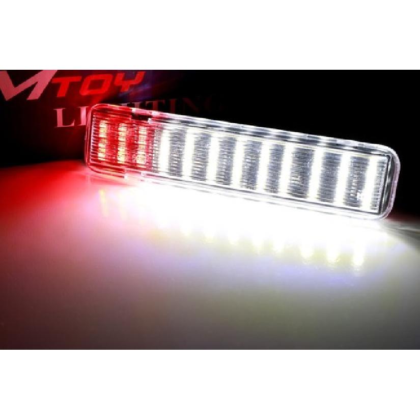 White/Red LED Side Door Courtesy Lights For GM Escalade Silverado Suburban Yukon