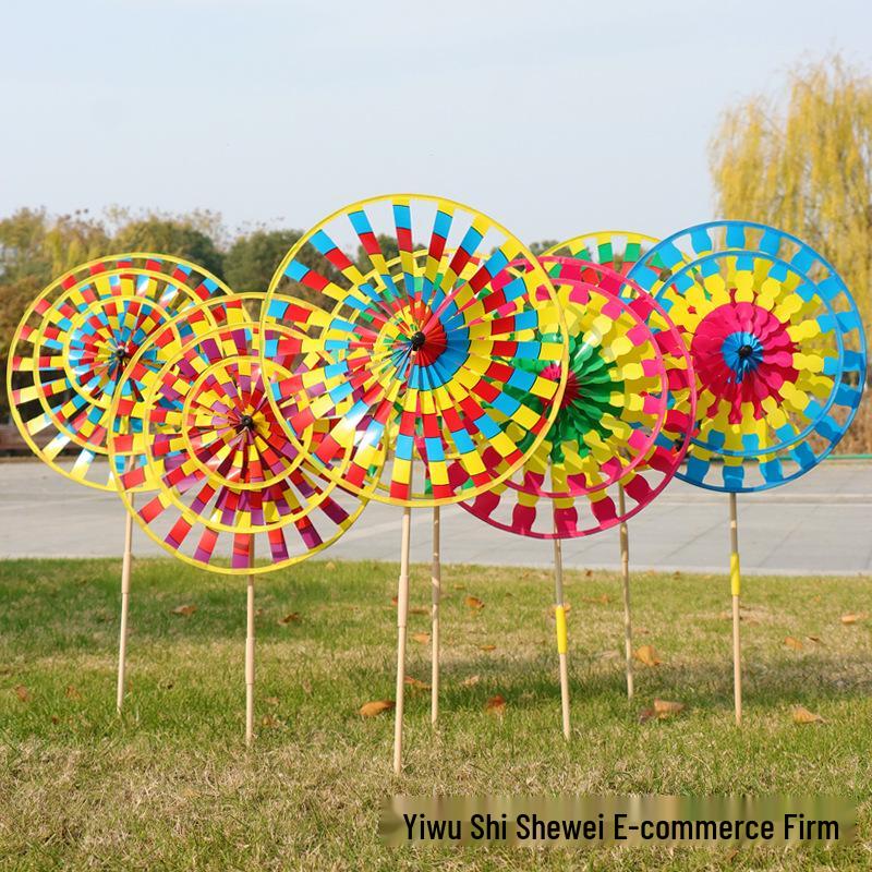 

Traditional Seven-Color Retro Pinwheel Toy for Kids