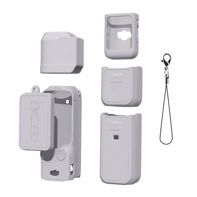 Protective Sleeve for DJI Osmo Pocket 3 Camera Anti-Scratch Case Lens And Screen Silicone Skin Cover for Pocket 3 Accessories