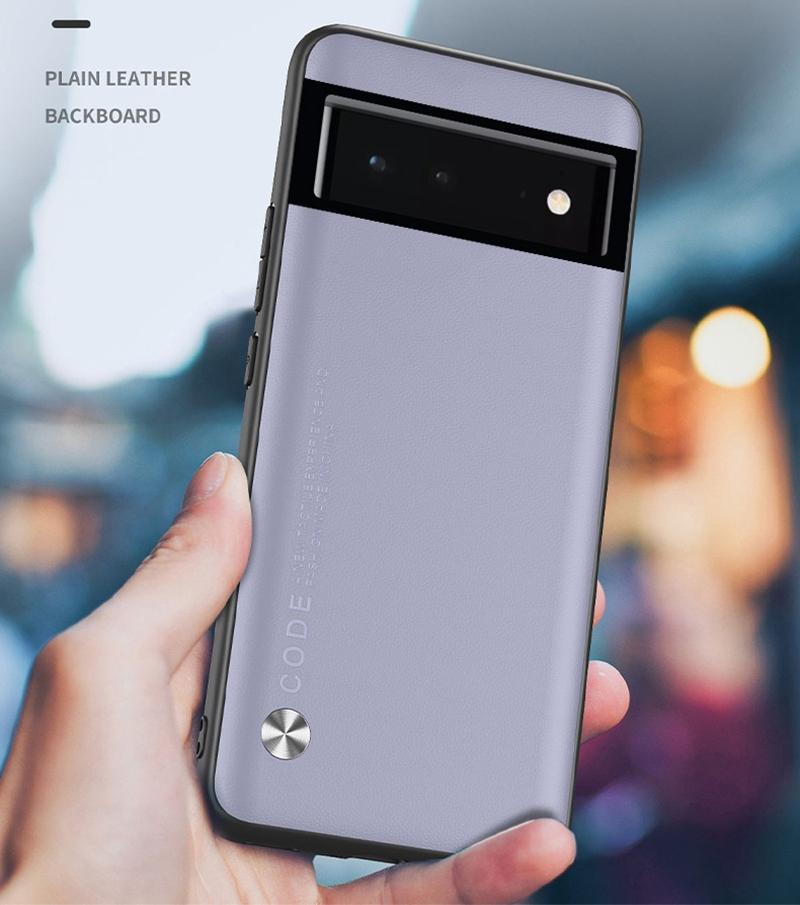 Für Google Pixel 6 5 4XL 6A 5A 4A Hülle Luxuriöses Weiches Veganes Leder Struktur Schlankes Schutz-Rückseitenabdeckung Hülle Für Google Pixel 7 Pro