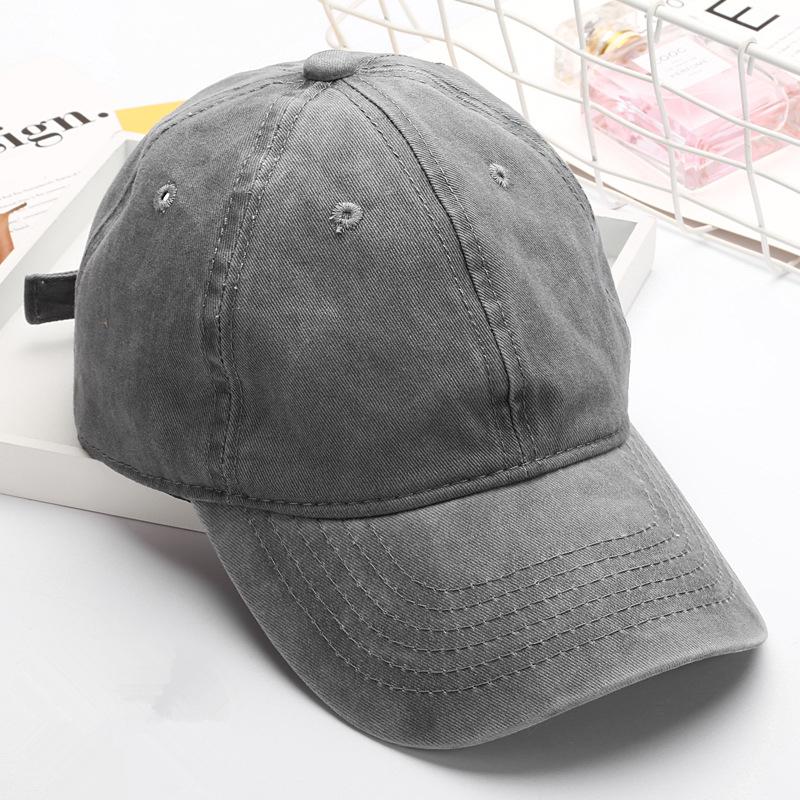 Vintage Washed Baseball Cap Unisex Adjustable Cotton Casual Sun Protection Hats