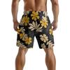 European And American Tropical Rainforest Plant Elements Men'S Casual Shorts Beach Pants
