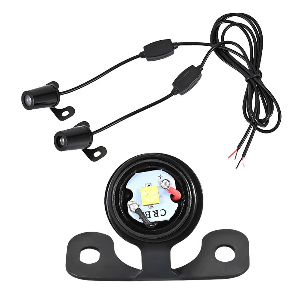 2Pcs Motorcycle Angel Wing LED Lamp Super Bright Door Courtesy Light 8-30V LED Welcome Light Motorcycle Decorative Lamp