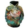 Men's 3D Printed Hoodie Printed Hooded Long Sleeve Sweatshirt Men's Large Size Spring and Autumn