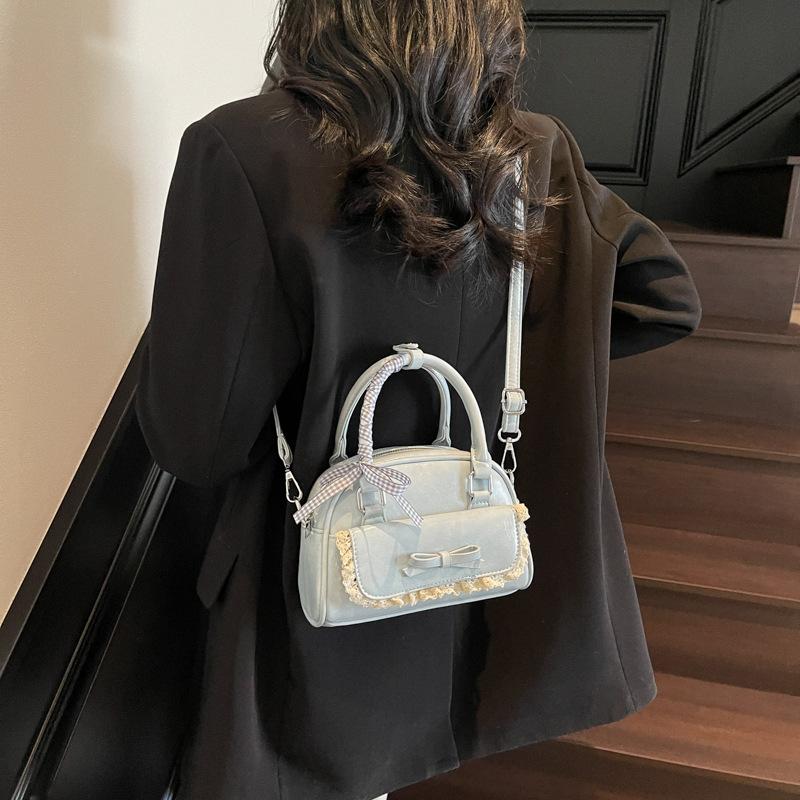 Fashion Bow Handbag Women's New Versatile Shoulder Messenger Bag
