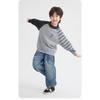 Boys Kids Thick Long Sleeve Crew Neck Knitted Pullover Sweater