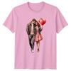 Couple With Balloons RoUnisexce Unisex Graphic Tee