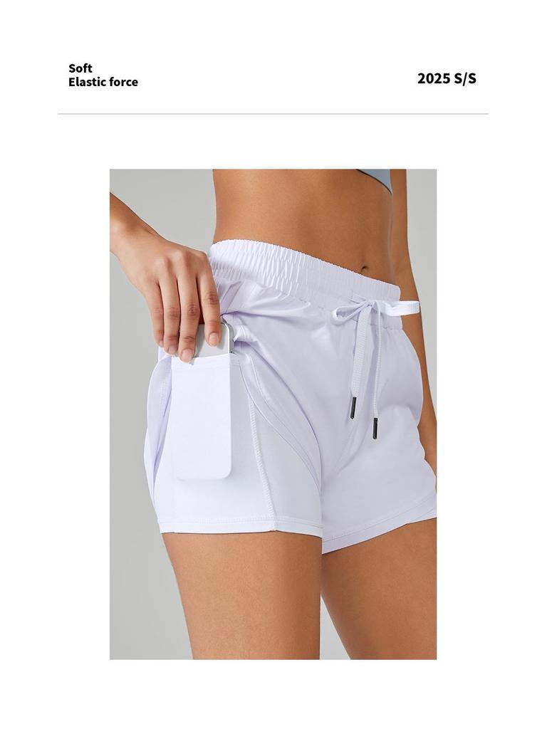 Women's 2025 Summer Slimming Yoga Sports Shorts - Anti-Exposure Marathon Running Pants