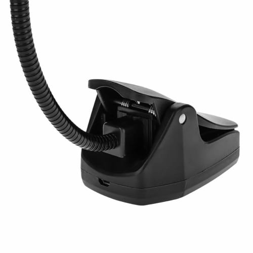 Music Stand Light, Music Light with 9 LED Beads, Adjustable, Clip-on, USB Rechargeable, Multi-Purpose, Suitable for PC Work, Work, Students, Bedrooms,