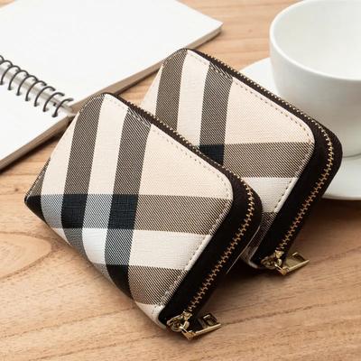 Billetera Casual Multiranura Tarjetero Monedero con Cremallera Pequeño Clutch PU Bolso para Dinero Monedero Tarjetero Billeteras