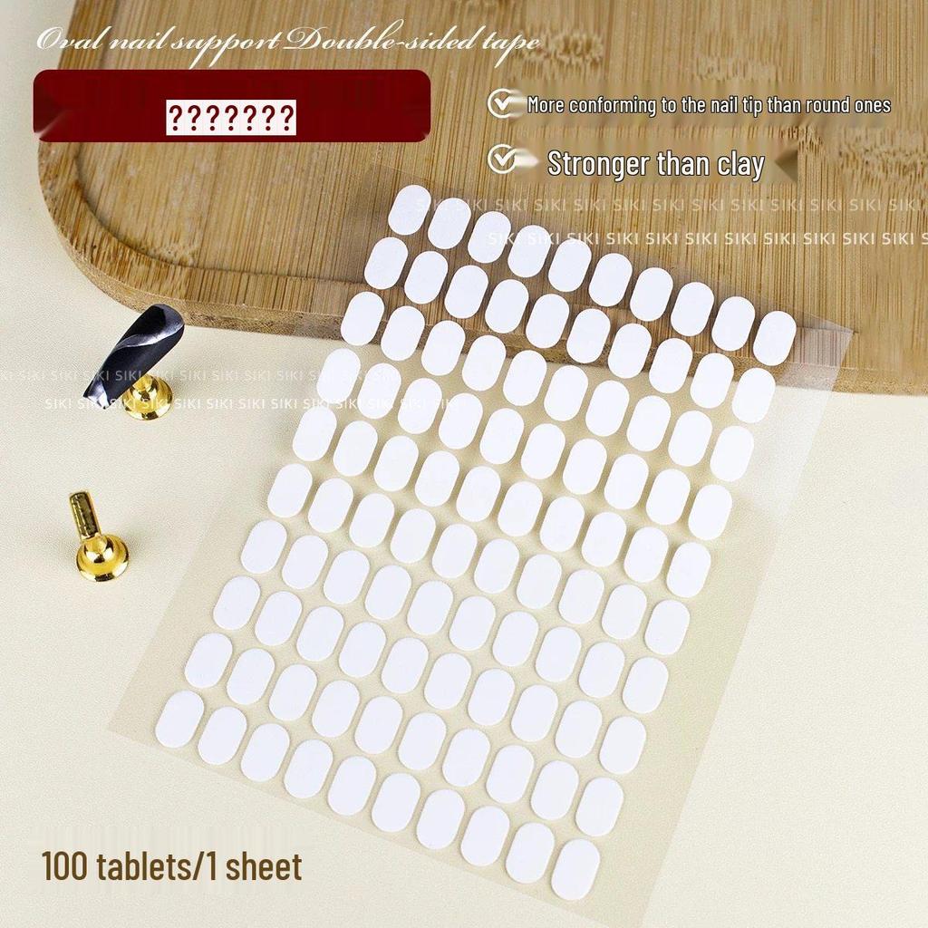 Non-Magnetic Nail Art Finger Cots: Cat Eye Acrylic Practice Base & Wearable Nail Pattern Stand