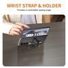 For Samsung Galaxy Z Fold6 5G Case Wrist Band Hinge Protection Leather+PC Phone Cover