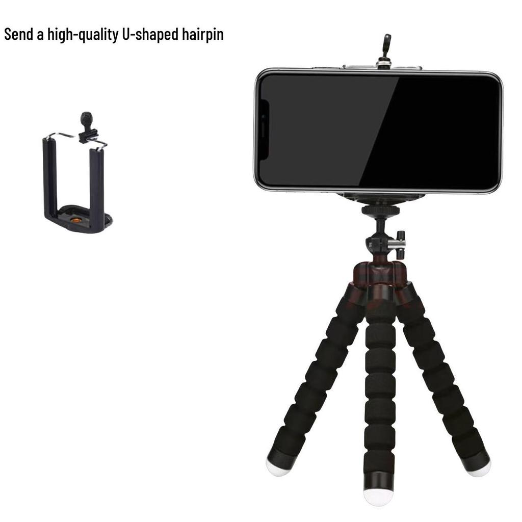 Octopus Mobile Phone Stand: Multi-Function Selfie, Live Photo Mini Tripod