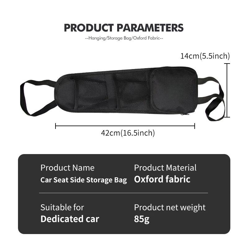 1pc 42x14cm Car Backseat OrganizerTablet Holder Auto Storage Pockets Cover Car Seat Back Protectors Car Accessories