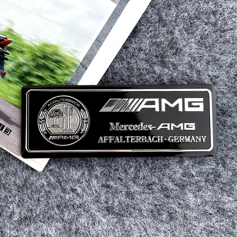 GLC GLB 3D Aluminum Mercedes Benz Badge Car Styling Stickers Decal Accessories For AMG W177 W176 X166 X167 C257 C218 X253 C118