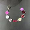2pz Portachiavi Disco BTS Kpop, Ciondoli Disco in Acrilico con Gancio a Cuore, Accessorio a Tema Musicale per Fan ARMY