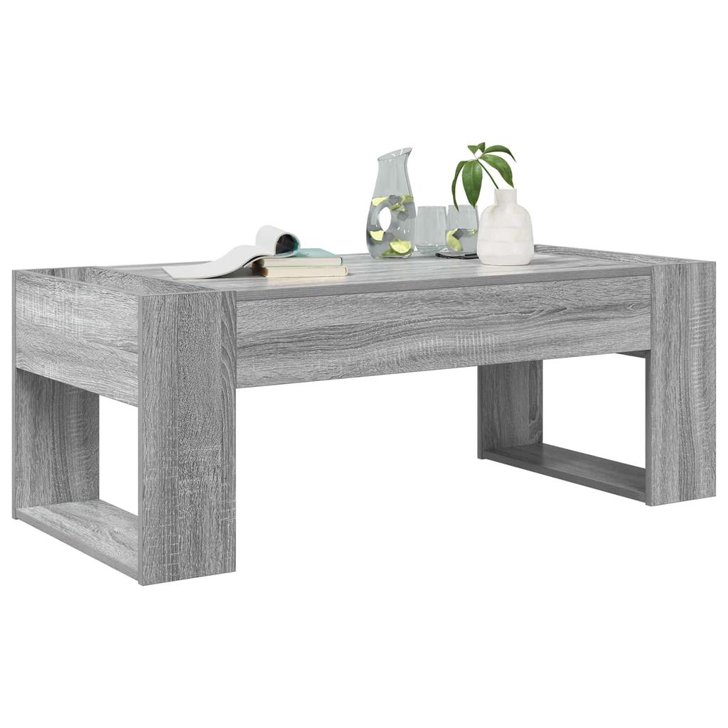 Coffee Table Grey Sonoma 110 x 50 x 41 cm Particleboard