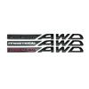Metal Car Rear Trunk Emblem Stickers Side Badge Decal for Subaru SYMMETRICAL AWD Logo WRX Forester XV Outback Impreza Legacy Z7