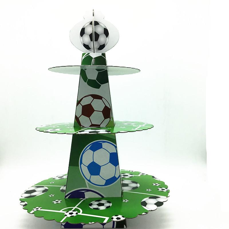 Football-Themed Birthday Party Decoration & Tableware Set