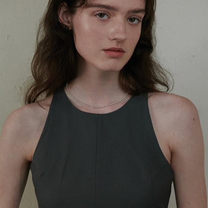 Verte Mini Corde Necklace   Un.silver.150