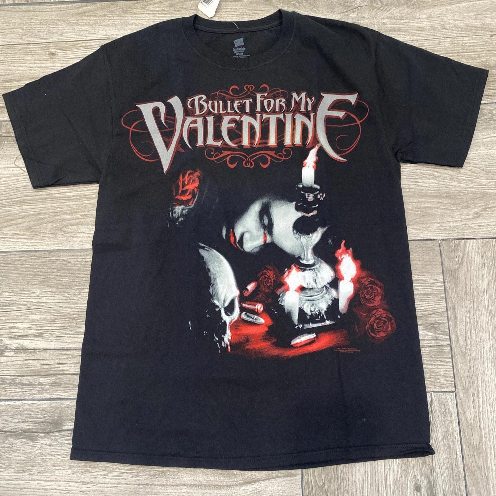 

2012 Bullet for My Valentine НОВИЙ СТАРИЙ ЗАПАС Графічна футболка Розмір Середній S