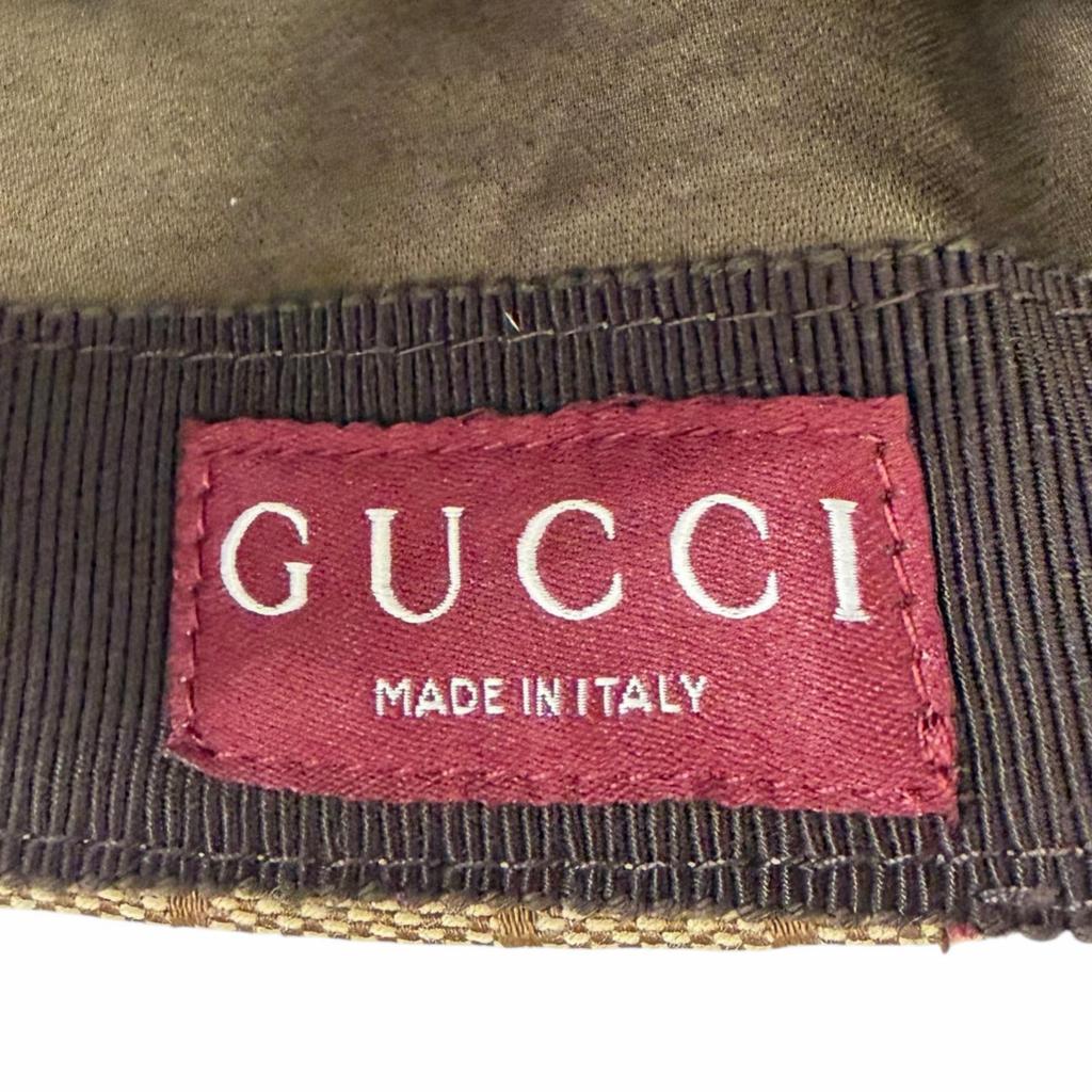 Pristine GUCCI Cap Higuchi Yuko Beau Boris GG Canvas Japan Limited Edition Used