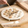 1 stuk - Eenvoudige Chinese dumplingvorm, deegpers voor in de keuken, ravioli-vorm, bakgereedschap