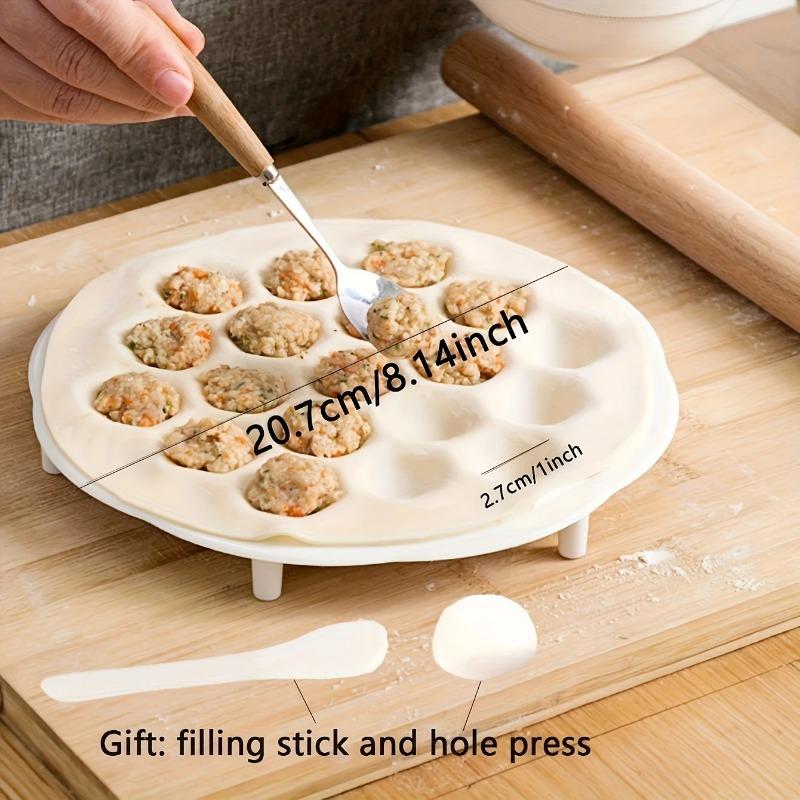 1 stuk - Eenvoudige Chinese dumplingvorm, deegpers voor in de keuken, ravioli-vorm, bakgereedschap