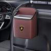 Car LOGO Sticker Seat Back Storage Case Hanging Bag Trash Can Bin For New Bentley Flying Spur Continental GT Bentayga Mulsanne CL5