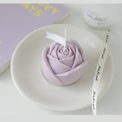 1 pz Stampo in Silicone a Forma di Rosa per Candele, Saponi e Cioccolatini Fai-da-Te - Strumento Versatile per Artigianato per San Valentino, Festa della Mamma, Festa degli Infermieri e Compleanni