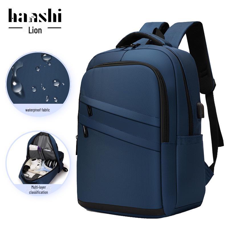 High-End Fashion Backpack: Versatile and Waterproof for Business, Travel, School, and Commuting