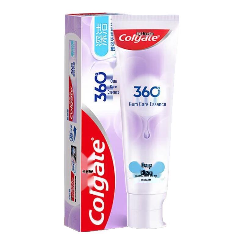 Colgate 360 Essential Gum Care Charcoal Deep Clean Toothpaste, 90g x 3 Pack
