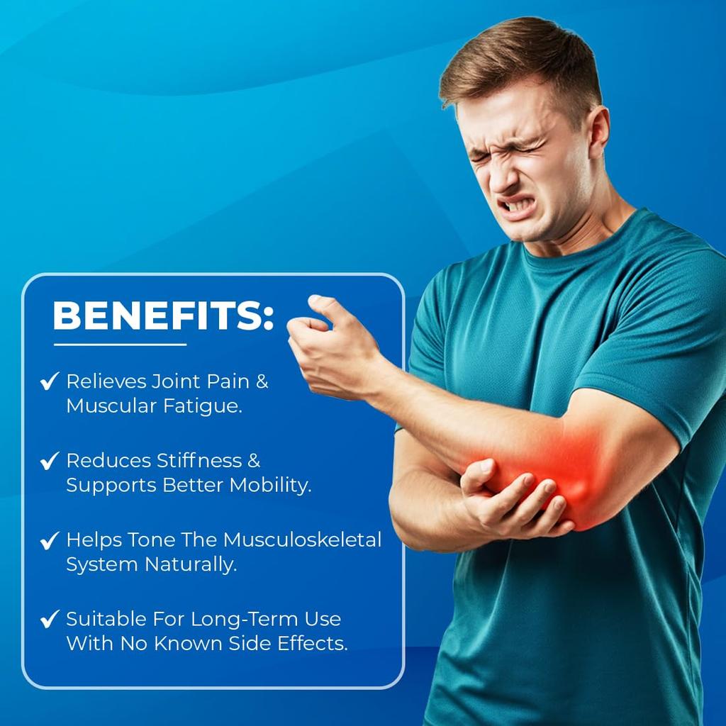 Dr. Bakshi's Bakson's Rheum Aid Tablets 200 Tablets for Joint Pain, Muscular Weakness, and Fatigue Relief
