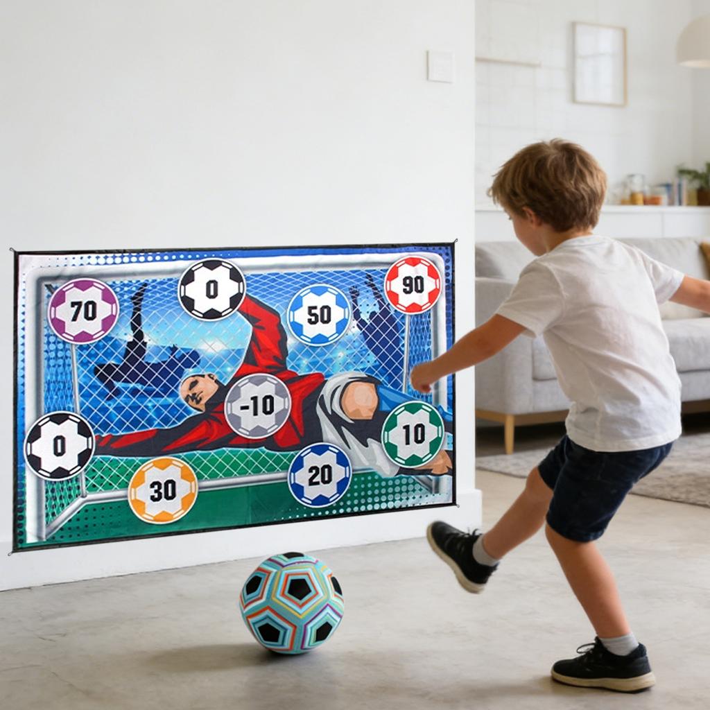 Shooting Football Toy Indoor Silent Wall Target Fun Sports Gift For Kids  Adults