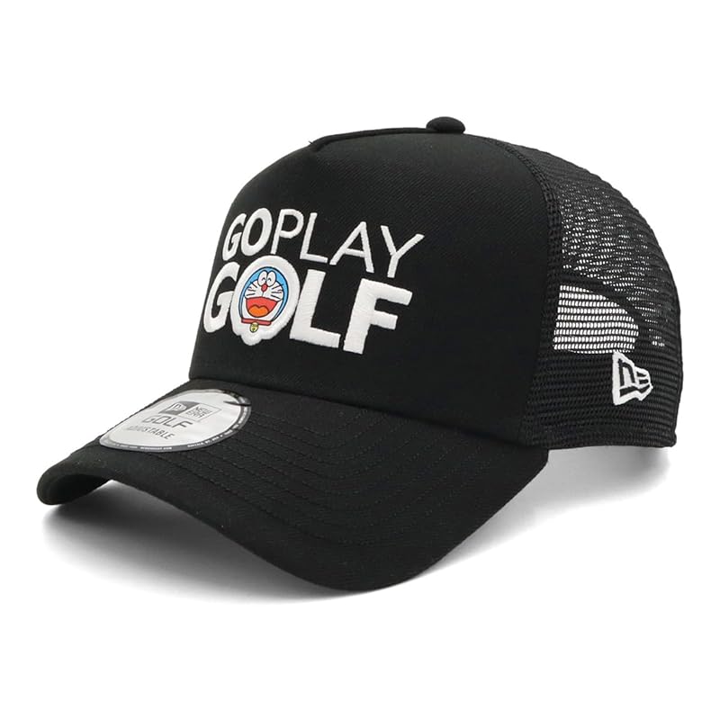 

[New Era] golf mesh cap 9FORTY-A Doraemon collaboration black FREE GF 940AFTR OP DORAEMON GPGF BLK