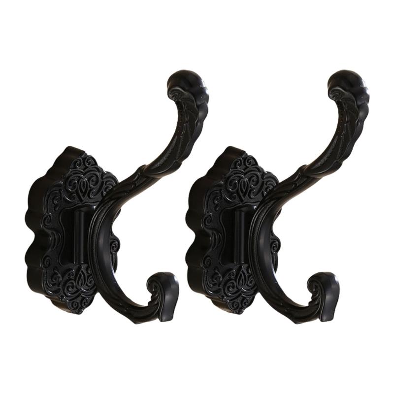 Nordic Styles Without Drilling Over Door Hook Alloy Rustproof Hanger for Coat Bags Towels Bathroom Storage