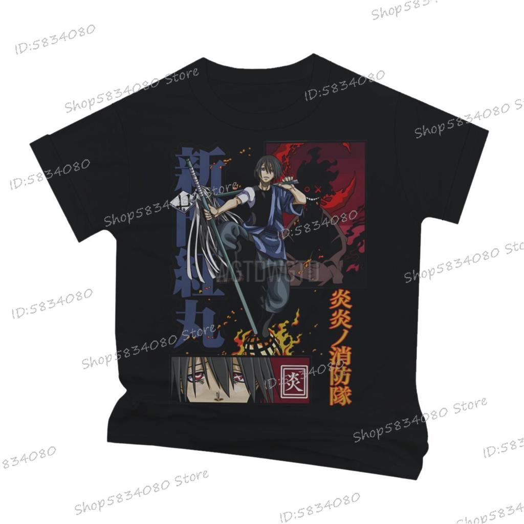 Anime Fire Force Printed Cool TShirt Anime Unisexga Adult Vintage Soft Tees Gift for Him Classic Fire Force Streetwear Tshirts