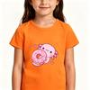 Cute Pink Axolotl Children's T-shirt Cartoon Print 100 %Cotton Tees Streetwear Boys Girls Short Sleeve Casual Kids Top Summer