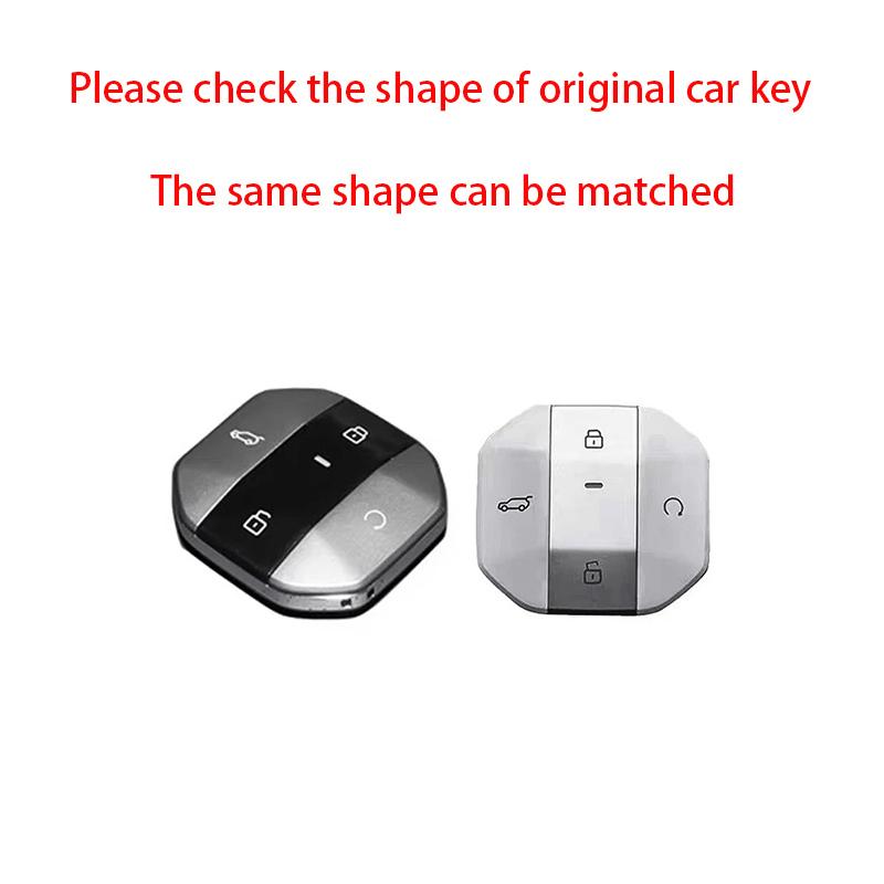 Car Zinc Alloy Leather Key Case Cover Holder For Chery Jetour Traveller 2025 Jetour T2 T1 Auto Key Protective Shell Accessories