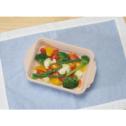 Pearl Metal Microwave Cooker, Warm Vegetable Maker, Made in Japan, Microwave Only, Beige, HC-1007