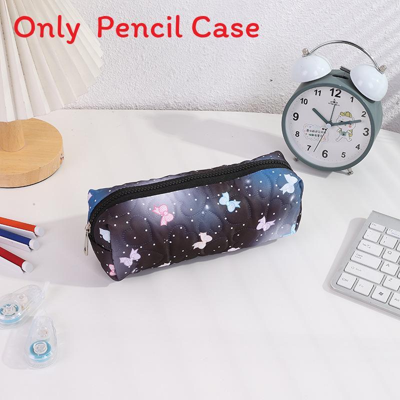 Cute Korean Style Butterfly Bow Pencil Bag With Durable Polyester For Girls And Teens