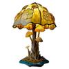 Colorful Resin Flower Mushroom Table Lamp Home Bedroom Decoration Powered Usb