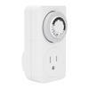 Outlet Timer 15A 24 Hour Precise Control Mechanical Plug In Timer for Lamp Pump Fan US Plug