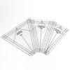10 Pcs Acrylic Regular Plate Templates Quilting Templates Ruler Sewing Stencils Quilting Ruler Patchwork Templates